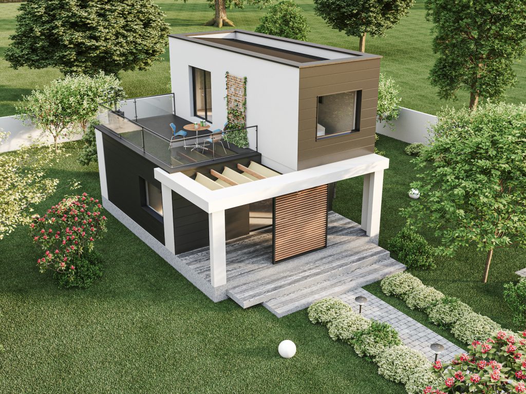 studio jardin one up avec terrasse