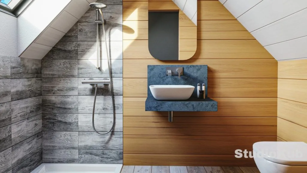 maison bois nano a salle de bain