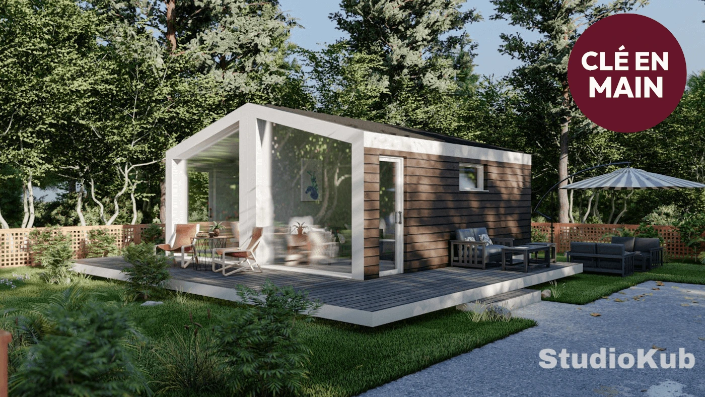 maison bois vitrage duo