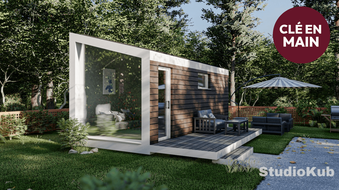 maison bois vitrage